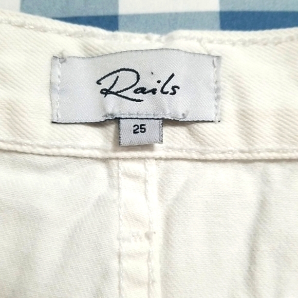 RAILS Logan White Stars Distressed Denim Short - Picture 8 of 16